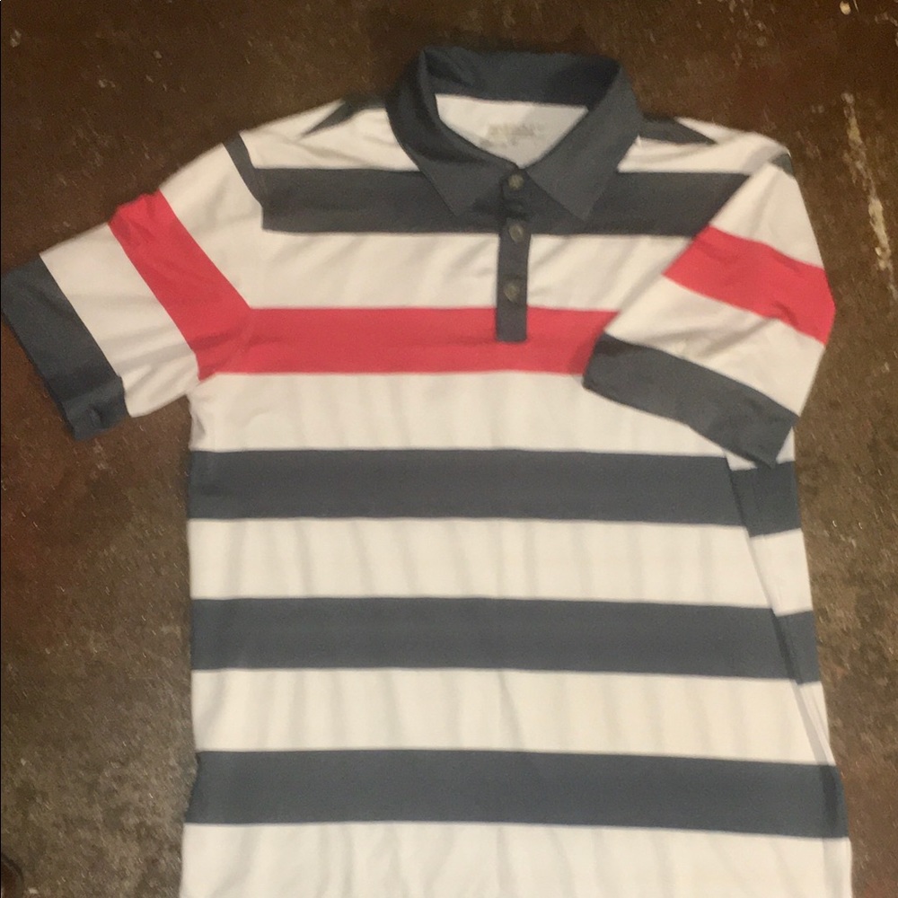 Stripped Nike Dri Fit Golf Polo Tour Performance